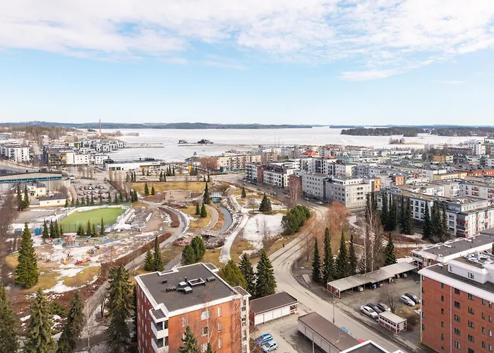 Homelike 1Br With Sauna & Free Parking كوبيو