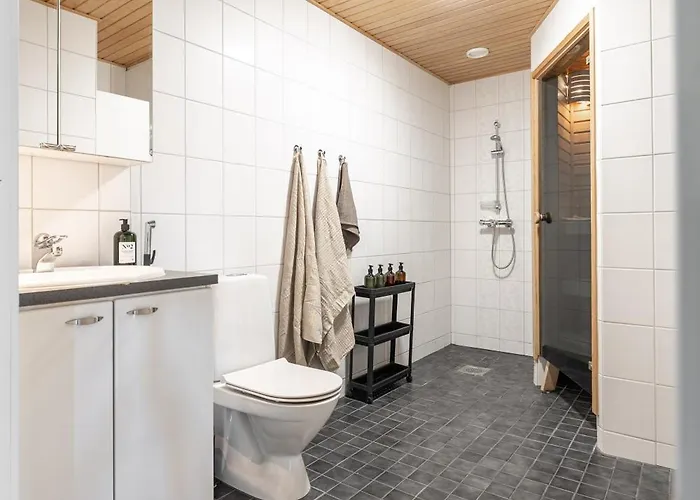 Homelike 1Br With Sauna & Free Parking شقة